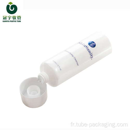 Tube en plastique cosmétique de 60 ml pour emballage de crème pour les mains